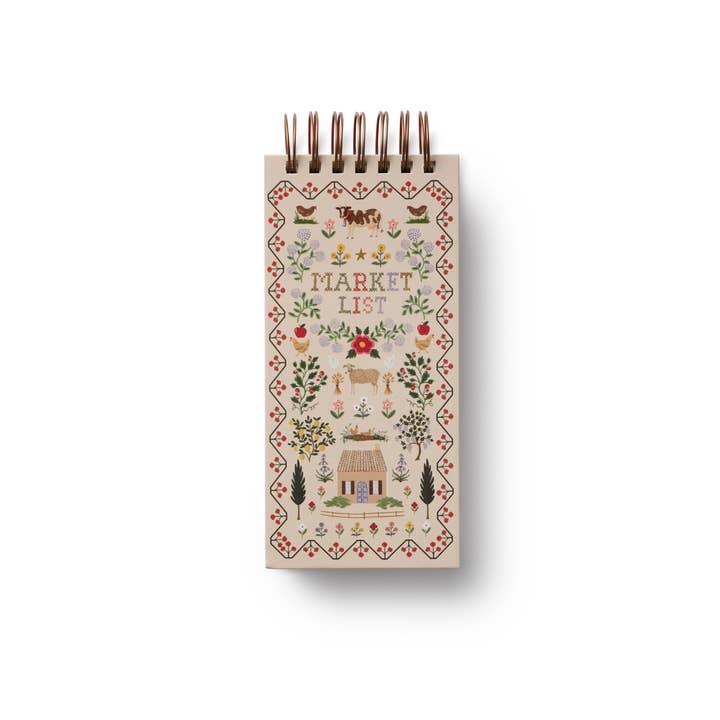 Home Sweet Home Spiral Market List for wholesale by Rifle Paper Co