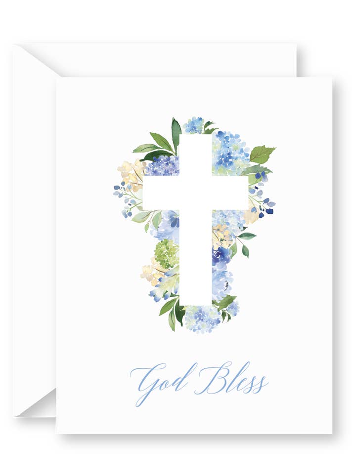 God Bless Greeting Card for wholesale by Impress Design Studio