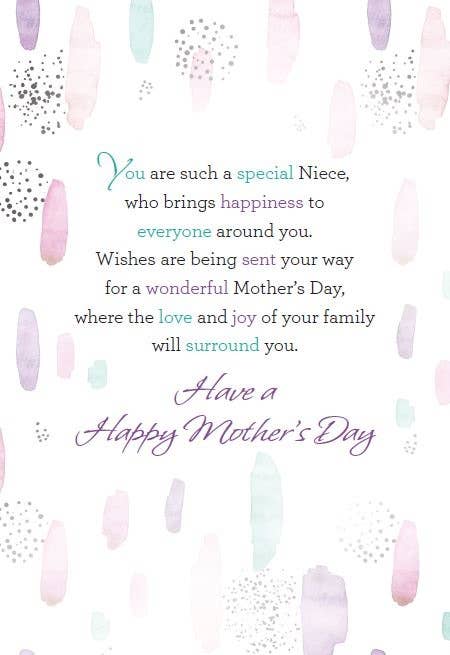 InterGreet.com - Wholesale Mother's Day Card - Mothers Day Greeting Cards Niece1