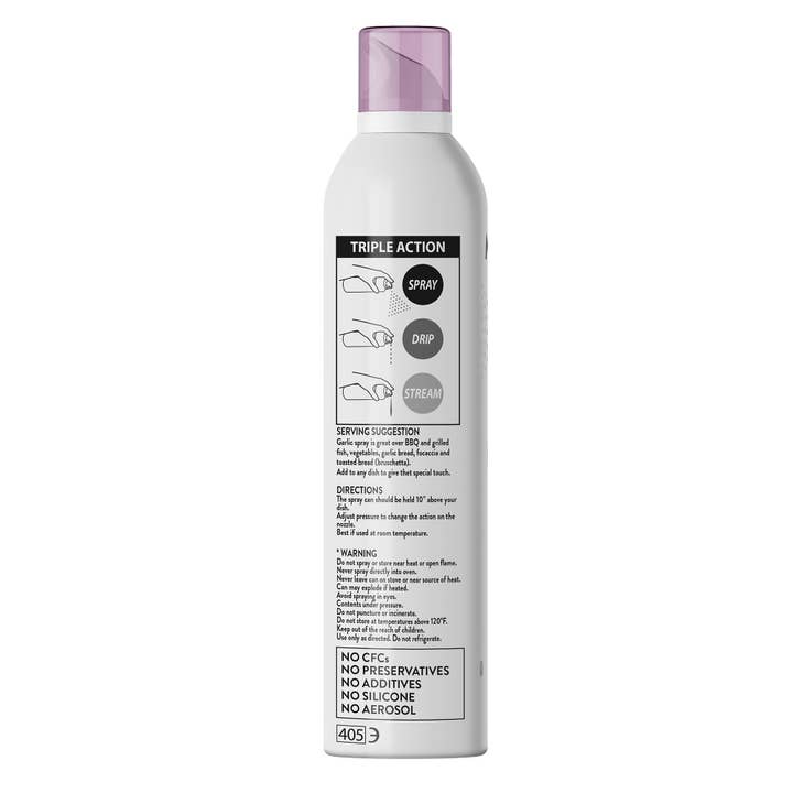 Fine Italian Food - Wholesale Olive Oil - Mantova Garlic Extra Virgin Olive Oil Spray, 8 oz.