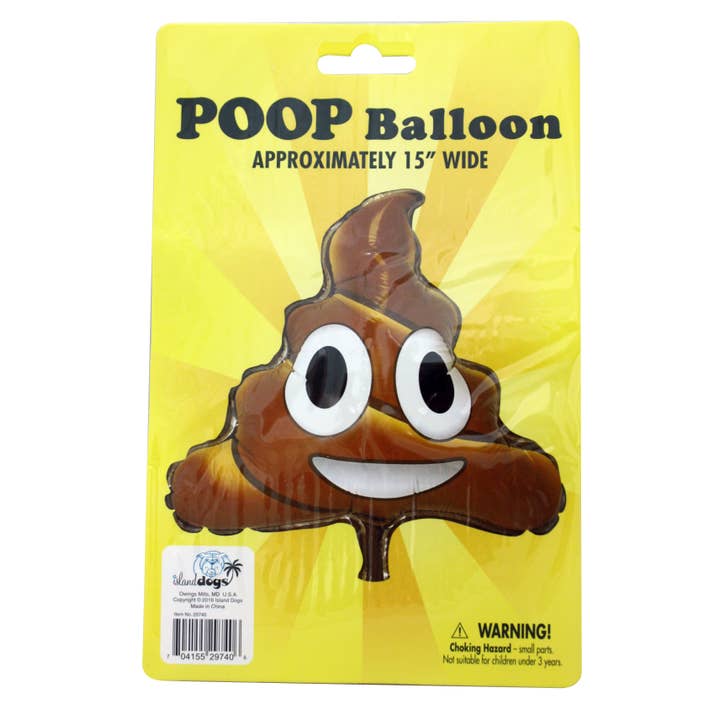 Island Dogs - Wholesale Balloon - 15" Poop Balloons1