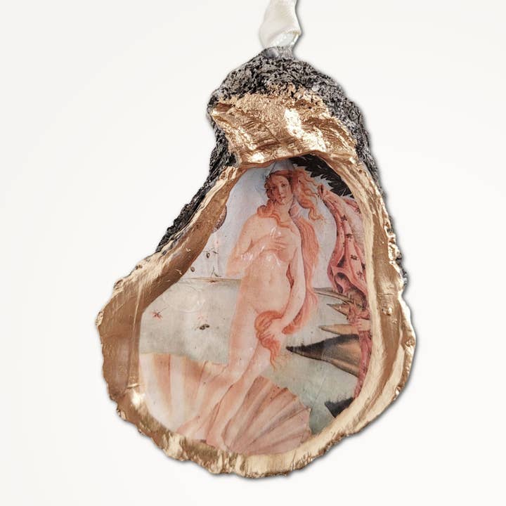 Beatrixbell Handcrafted - Wholesale Ornament - Birth of Venus Ornament • Oyster Shell5