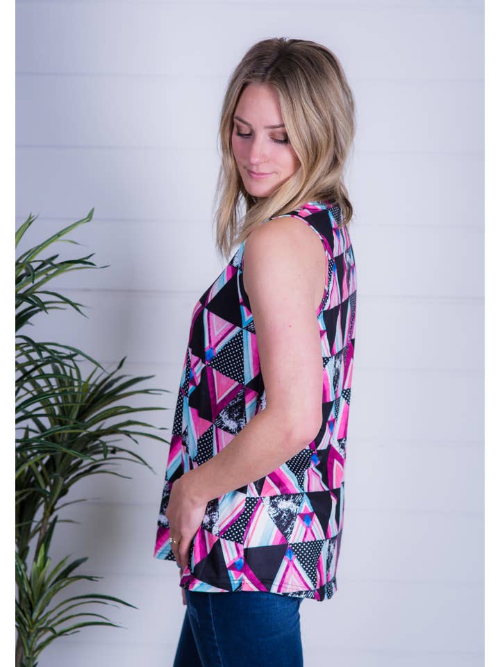 Vivette Apparel - Wholesale Tank Top - Women's - Watercolor Tank2