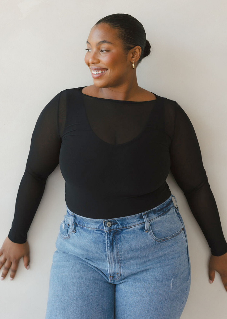 ELIETIAN - Wholesale Gebreide top - Dames - Doorschijnende top met lange mouwen28