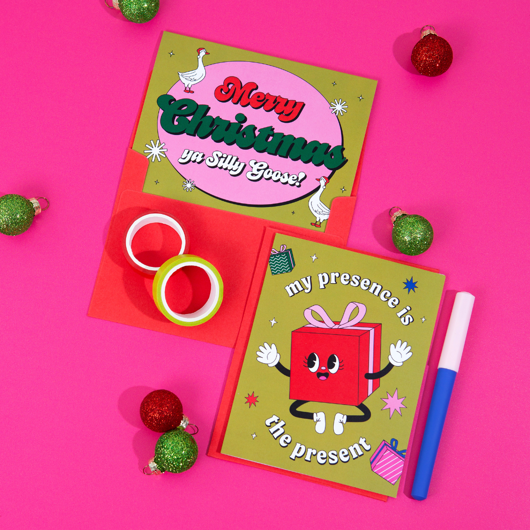 Party Mountain Paper co. - Wholesale Christmas Card - Silly Goose Christmas | Christmas Card3