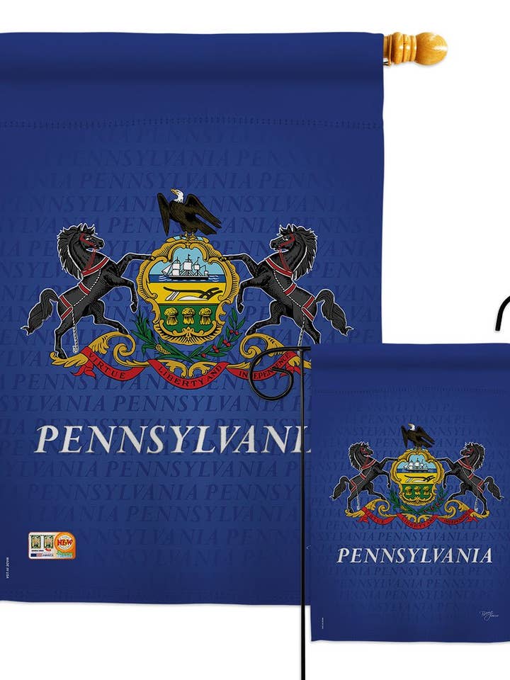 Pennsylvania Americana States Decor Flag for wholesale by Two Group Flag Co
