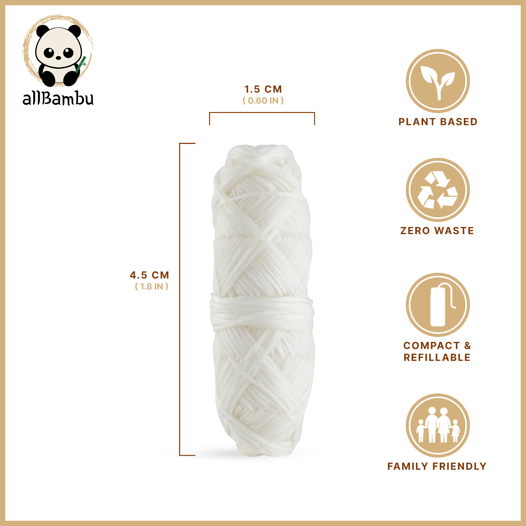 allBambu Inc - Wholesale Floss - Eco Dental Floss Refills - Mint2