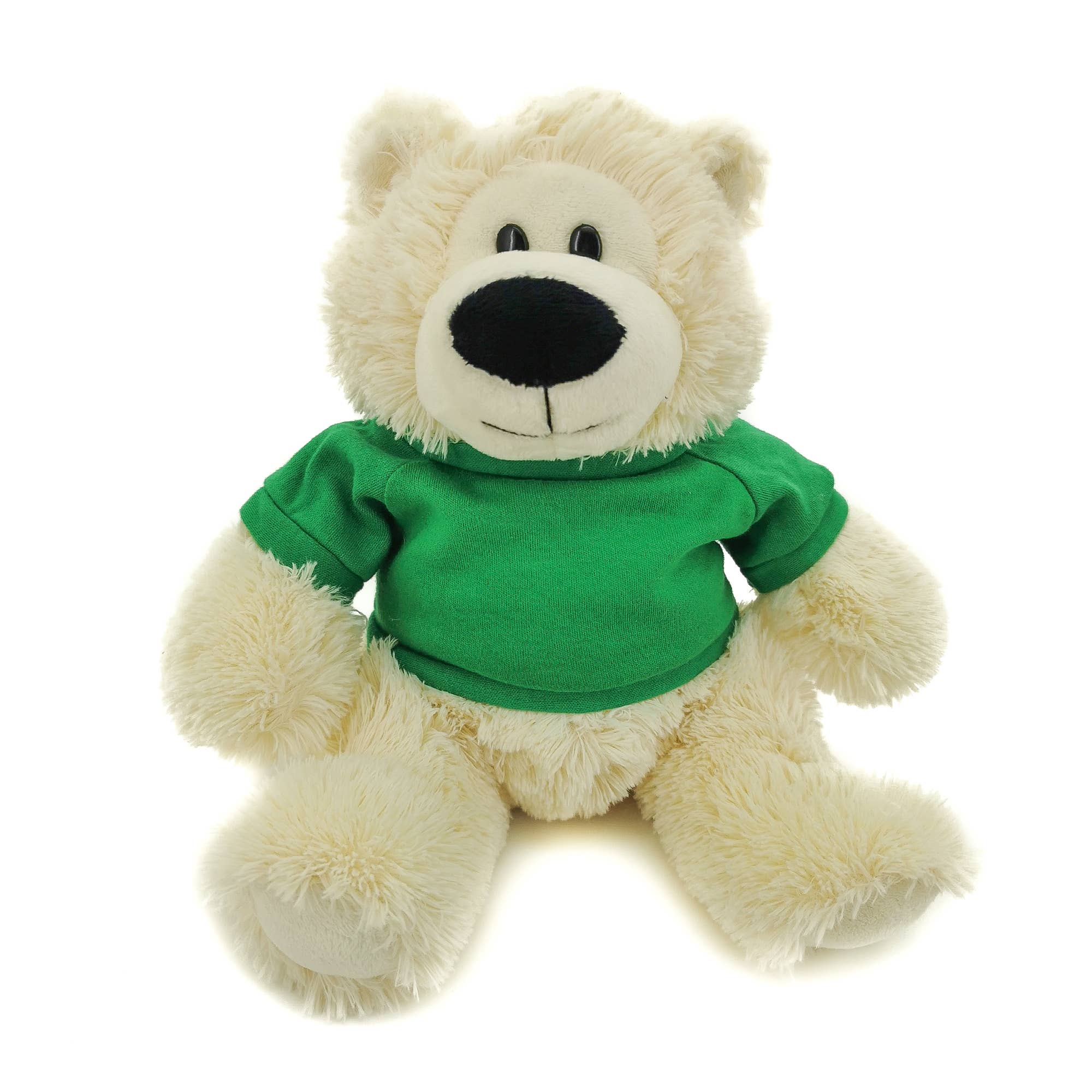 11" Cream Plush Bear in Custom T-shirts | Customizable Plush for wholesale on Faire8