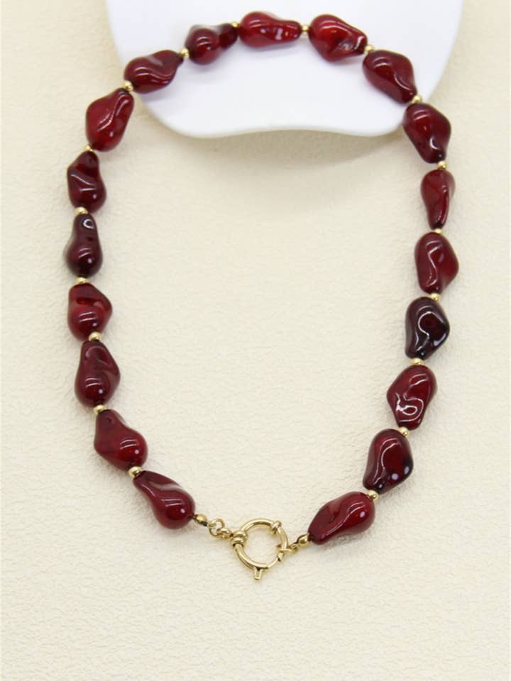 Onregelmatige parelketting – Boho chic voor wholesale door BELLISSIMA BIJOUX