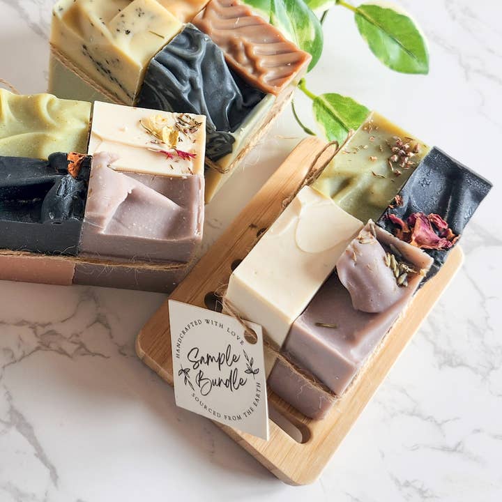 Iya Natural Skincare - Wholesale Bar Soap - Soap Sampler Set- Variety Pack
