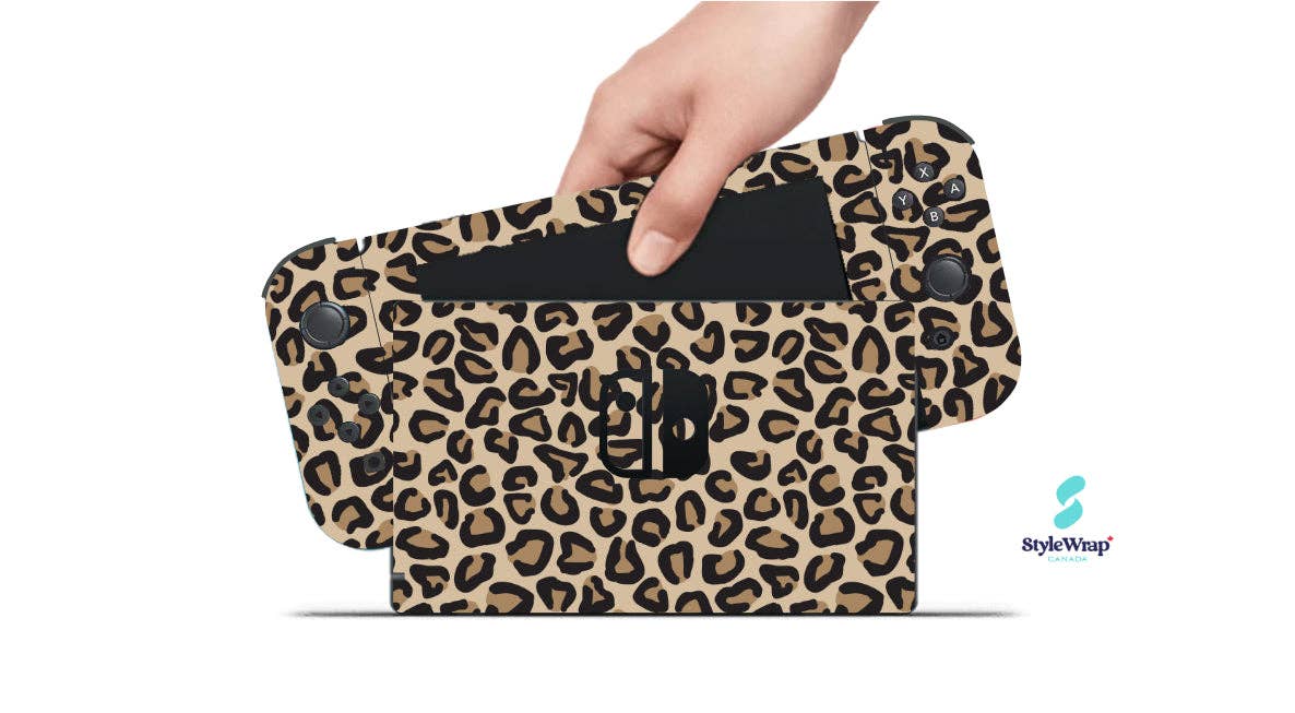 StyleWrap - Wholesale Laptop/Tablet Case - Unisex - Nintendo Switch - Leopard Print1