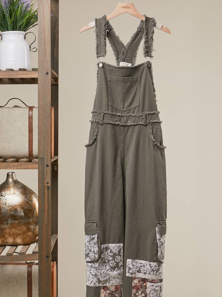 Utility Vintage Patch Overall for wholesale by Mello.
