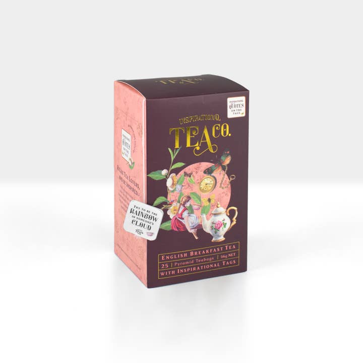 Inspirational Tea Co. - Wholesale Tea Bags - English Breakfast Teabags Inspirational Tags 25pk