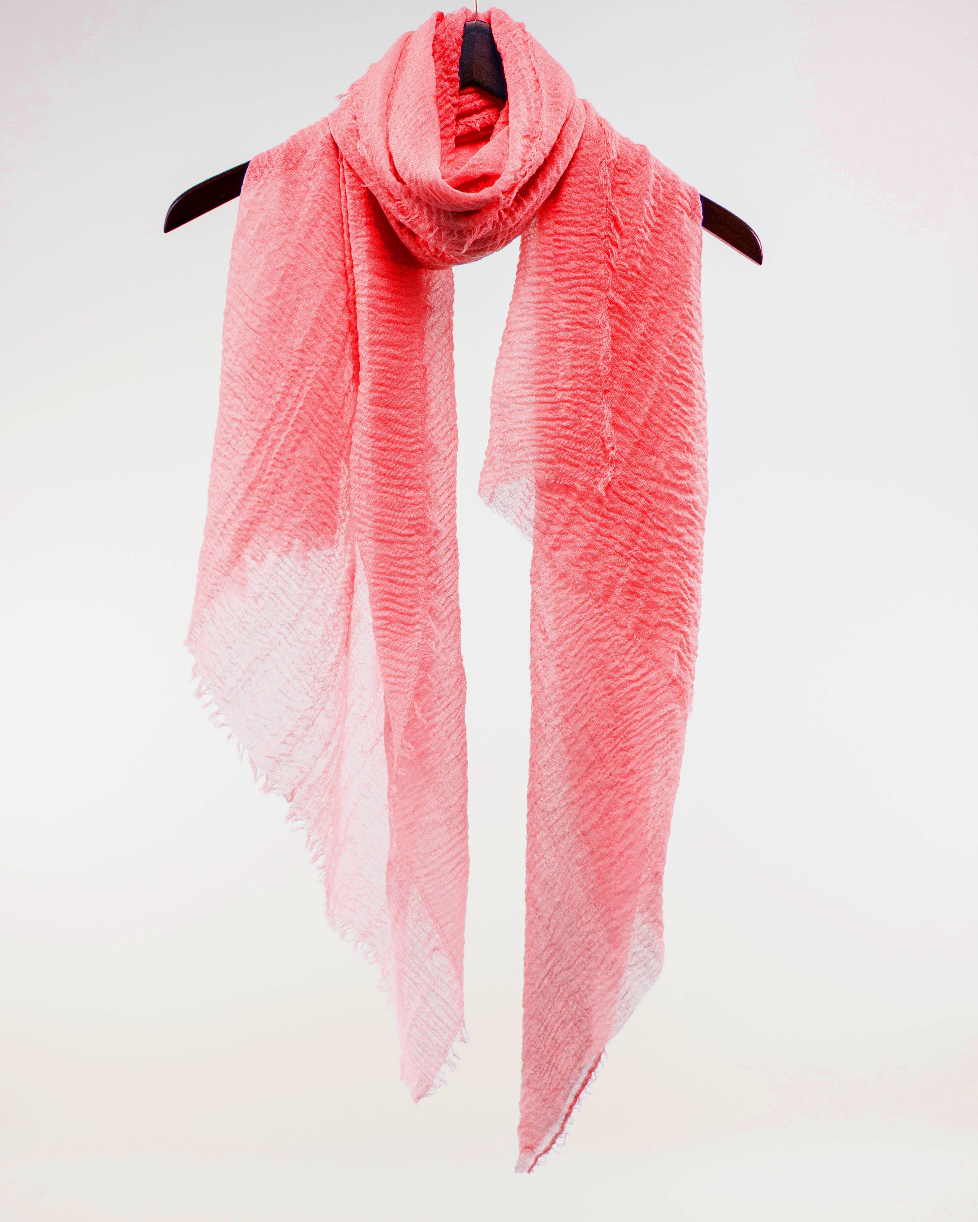 Original USA - Vente Écharpe – femme - Écharpe en coton transparent5