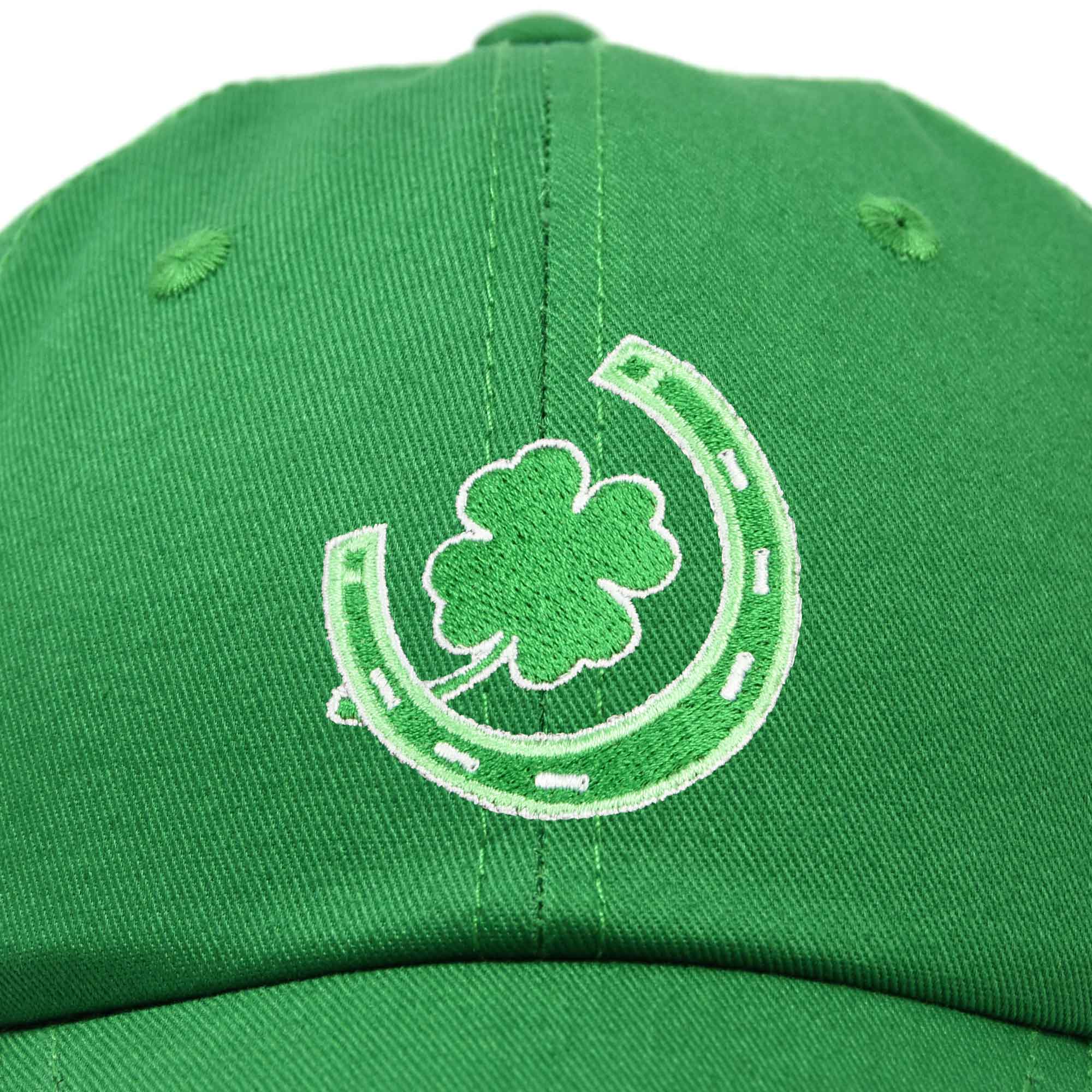 Dalix – Boné de beisebol - Mulher por atacado – Chapéu de ferradura DALIX St. Patricks Lucky Horseshoe masculino bordado21