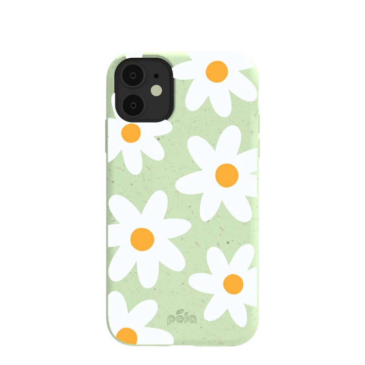 Coque Sage Green Daisy pour iPhone 11 pour la vente par Open Mind Developments Corporation