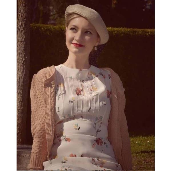 Mak – Engroshandel Cardigan - Dame – Mak 3/4-ærmet kort strikket cardigan med rund hals MK3514154