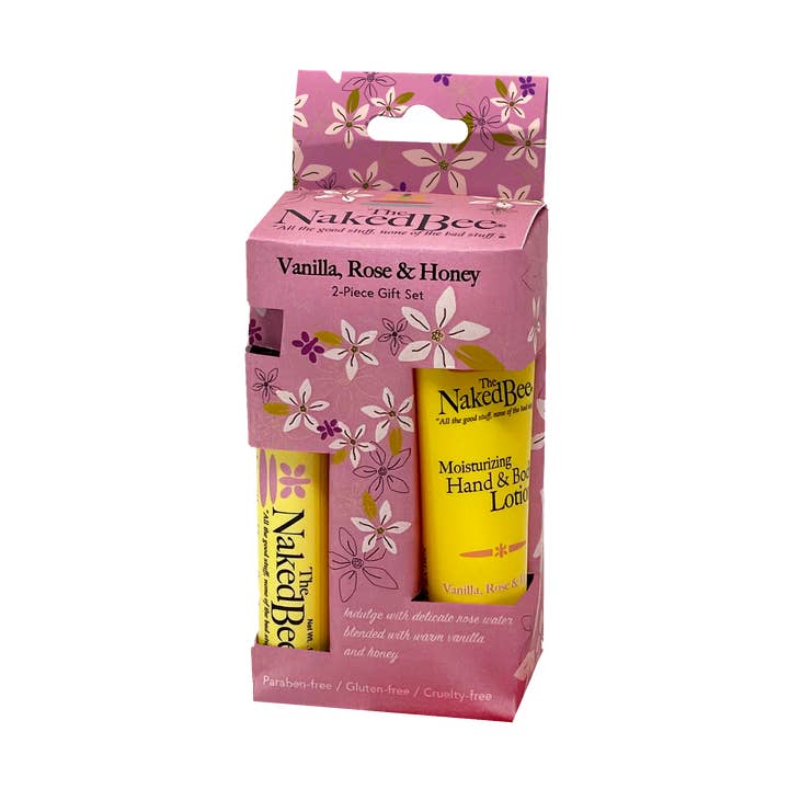 Vanilla, Rose & Honey Pocket Pack for wholesale by The Naked Bee