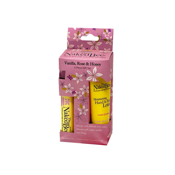 Vanilla, Rose & Honey Pocket Pack for wholesale by The Naked Bee