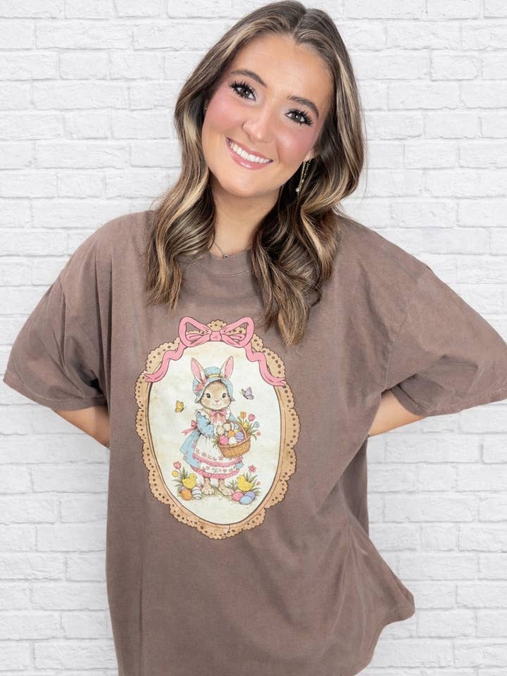 Vintage Frame Bunny Tees for wholesale by Ace of Grace