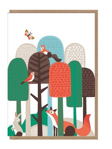 N16 Woodland - Greetings Card for wholesale by Earlybird Designs