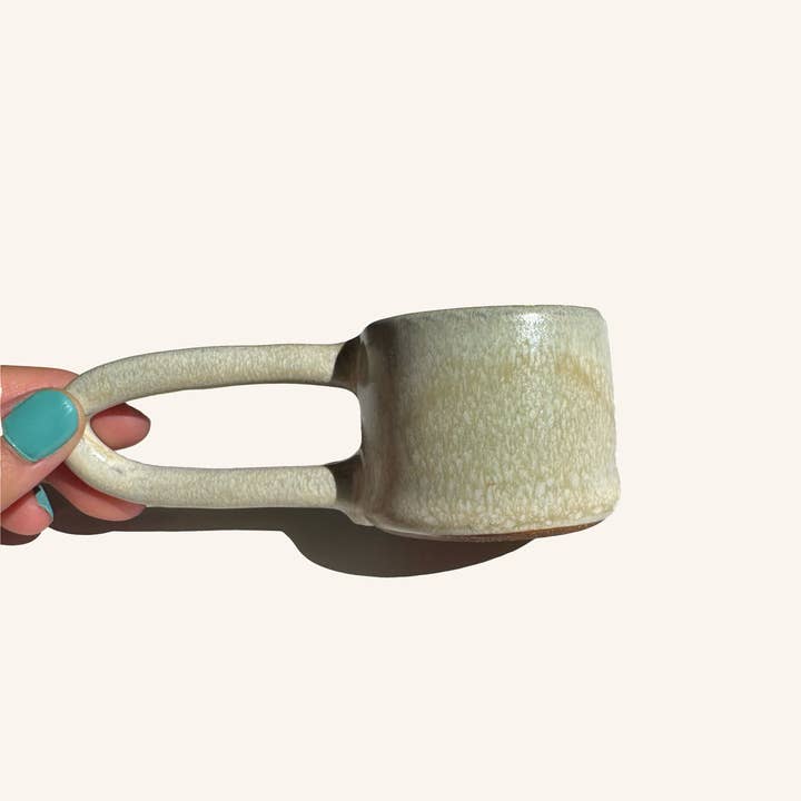 Holydirtstudio.com - Wholesale Coffee Mug - Handmade Ceramic Long Handle Espresso Mug, Artisan Pottery, Opal1