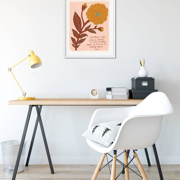 Dream Folk Studio - Wholesale Art Print - Rumi Quote - Art Print1