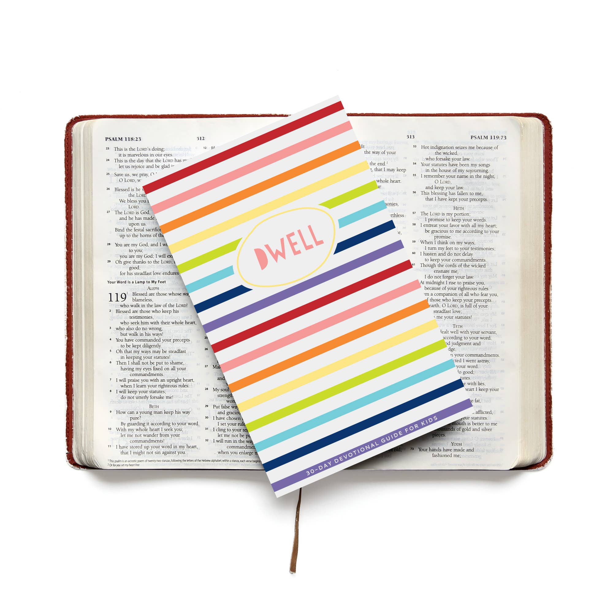 Muscadine Press - Wholesale Journal/Diary - Kids - Bible Study Journal For Kids, Rainbow Stripe1