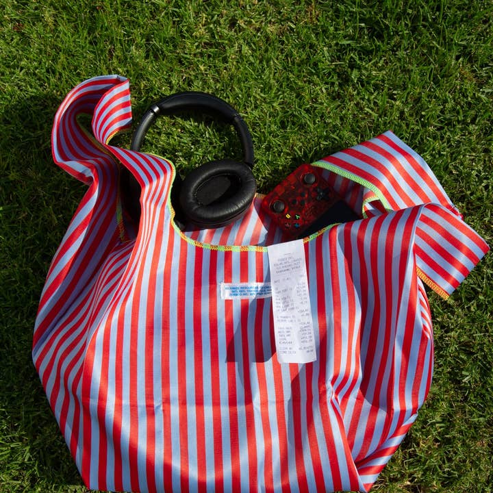 Puebco - Wholesale Grocery/Shopping Bag - School Tie Fabric Bag25