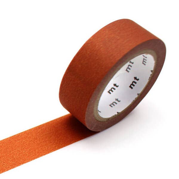 Tape Single: Matte Burnt Orange for wholesale by mt masking tape (Sweet Bella)