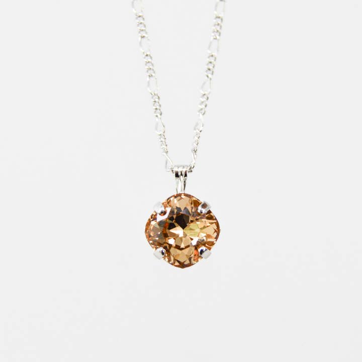 Honey Harvest Cushion Cut Necklace | Katora for wholesale by katora jewelry