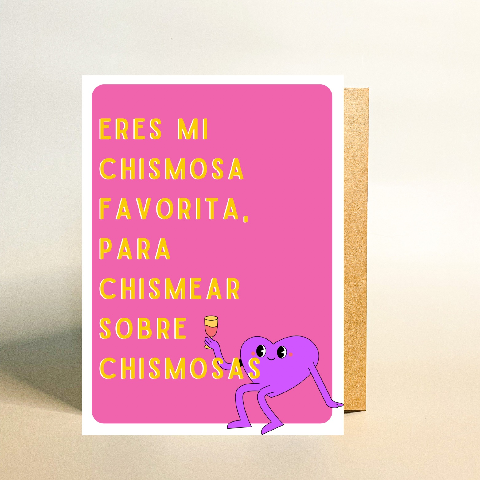 Gaec Studio - Wholesale Birthday Card - Chismosa favorita, tarjeta de cumpleaños with envelope1