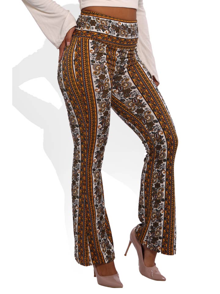 REDFINCH APPAREL INC - Wholesale Pants - Women's - Womens High Waist Soft Brushed Flare Pants