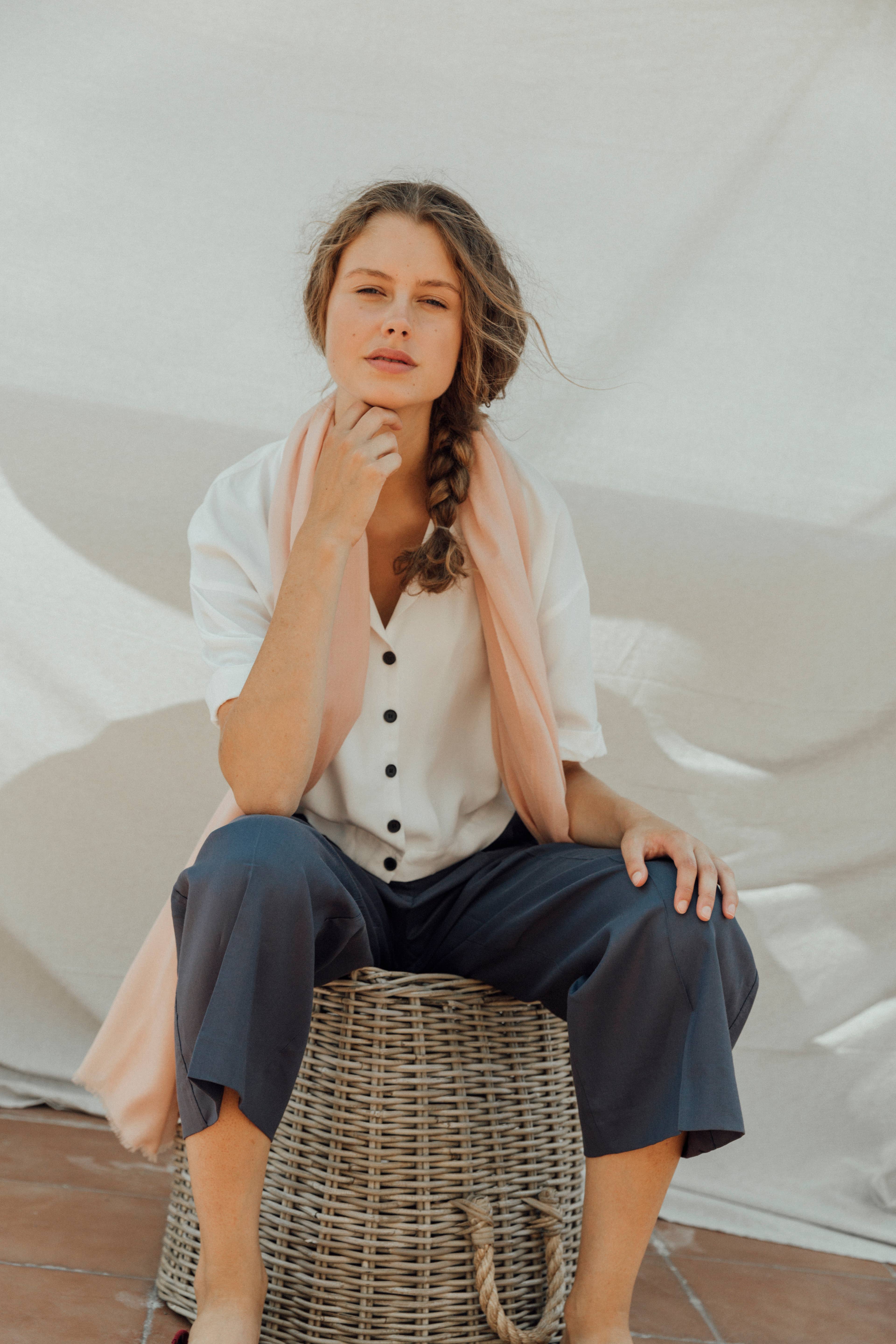 Bel Cashmere S.C. - Vente Écharpe – femme - Châle ultra fin en cachemire Florencia10