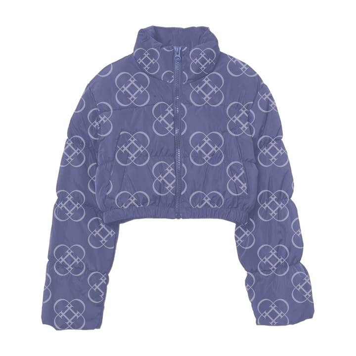 VERY PERI CROPPED PUFFER JACKET for wholesale by DÄS NINE