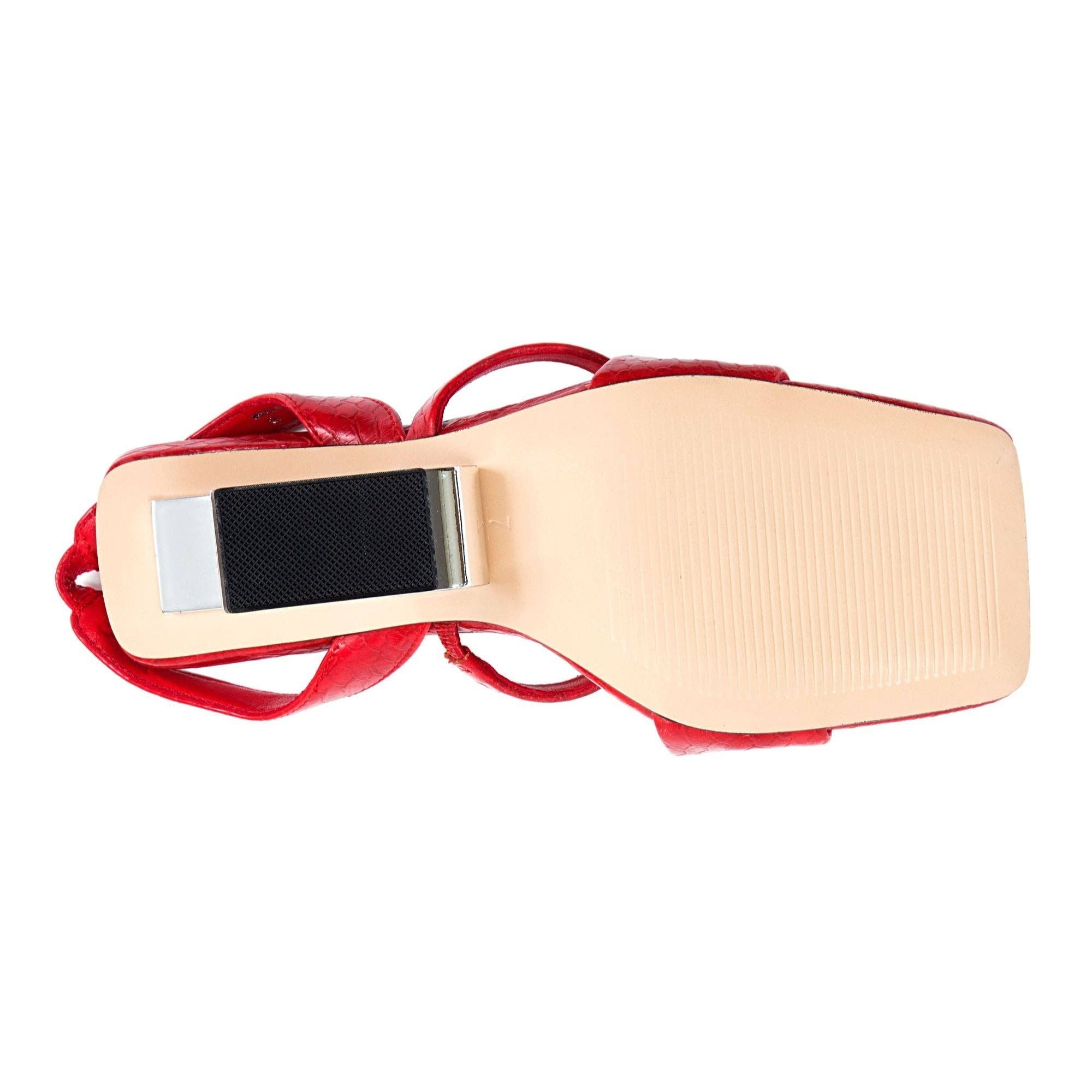 LADY COUTURE - Vendita all'ingrosso Tacchi alti - Donna - Sandali Ninety Union PRIVA con punta squadrata aperta a forma di serpente4