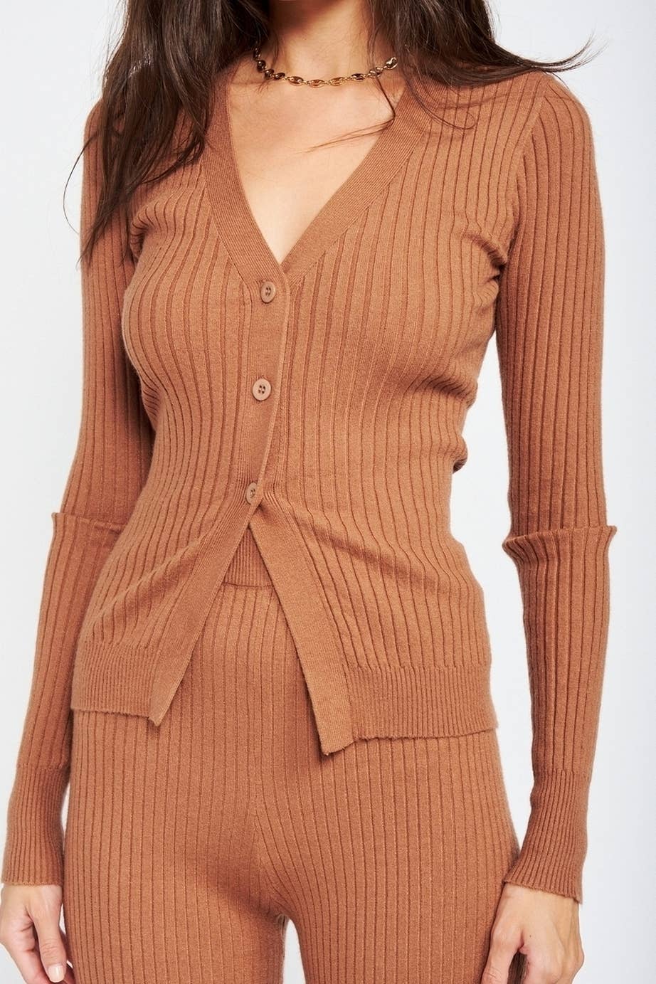 Emory Park - Vente Cardigan – femme - CARDIGAN BOUTONNÉ À MANCHES LONGUES2