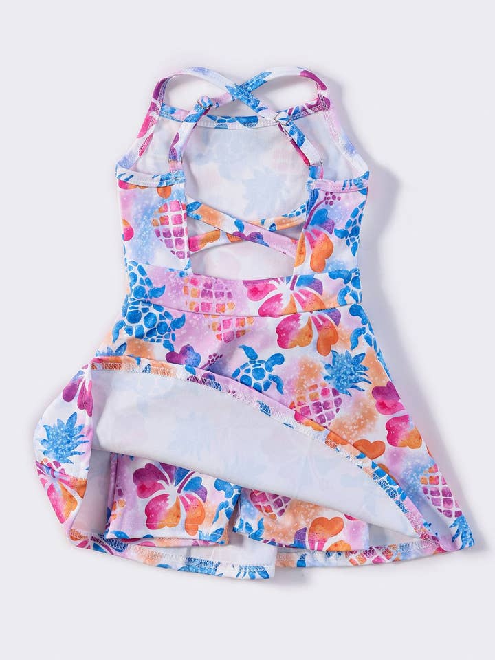 Clover Cottage - Wholesale Athletic Dress - Kids - Aloha Athletic Girls Dress3