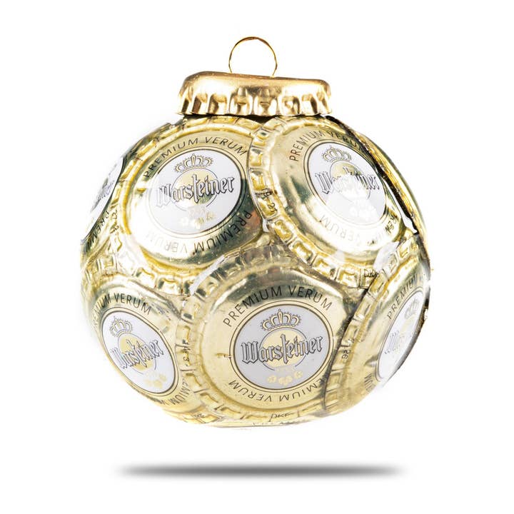 Warsteiner Bottle Cap Ornament for wholesale by Kaps for Kids