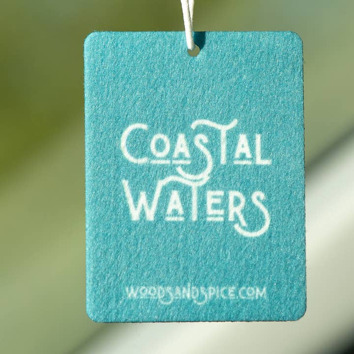 Coastal Waters Car Air Freshener for wholesale by Woods & Spice