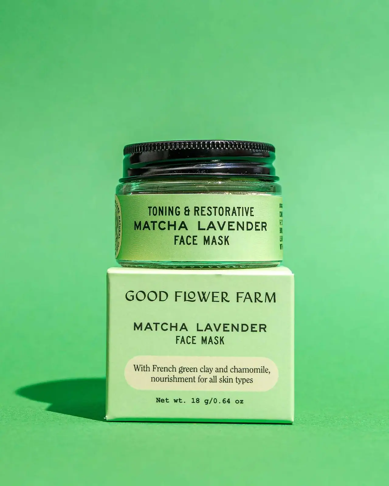 Good Flower Farm - Wholesale Skincare Face Mask - Matcha Lavender Botanical Face Mask / 1 oz 🌿1
