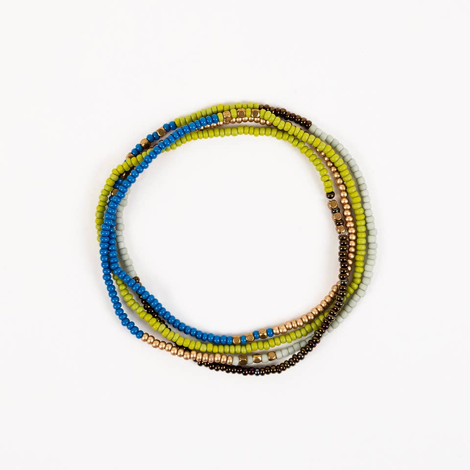 Altiplano - Wholesale Beaded/Pearl Necklace - Beaded Stretch Necklace /Wrap Bracelet2