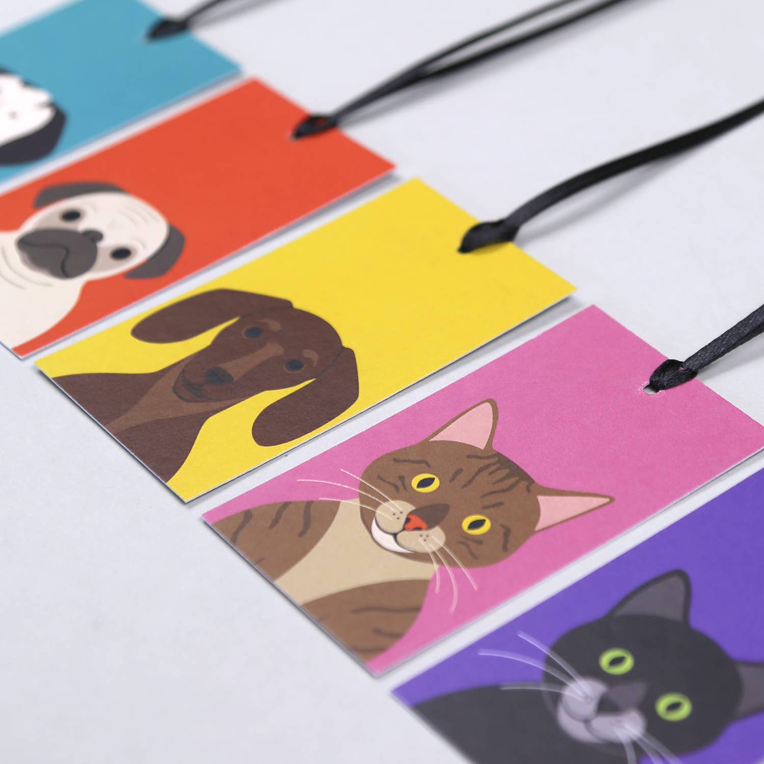 Kunst an Papier - Wholesale Gift Tag - 5 x Gitte Cats & Dogs gift tags4
