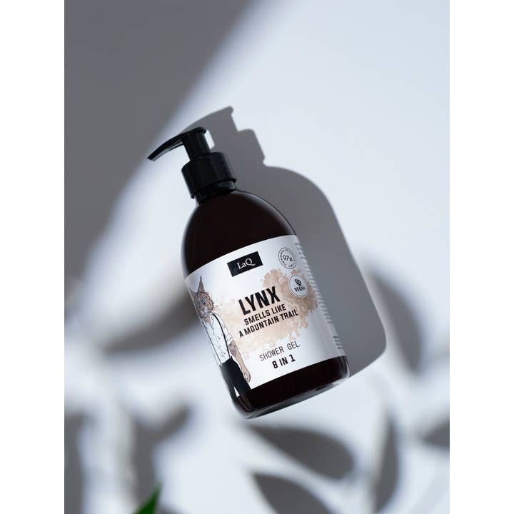 Mister33 Mencare – Großhandel Duschgel – Herren – Duschgel Herren 8 in 1 - Lynx - Natürlich - Vegan//500ml
