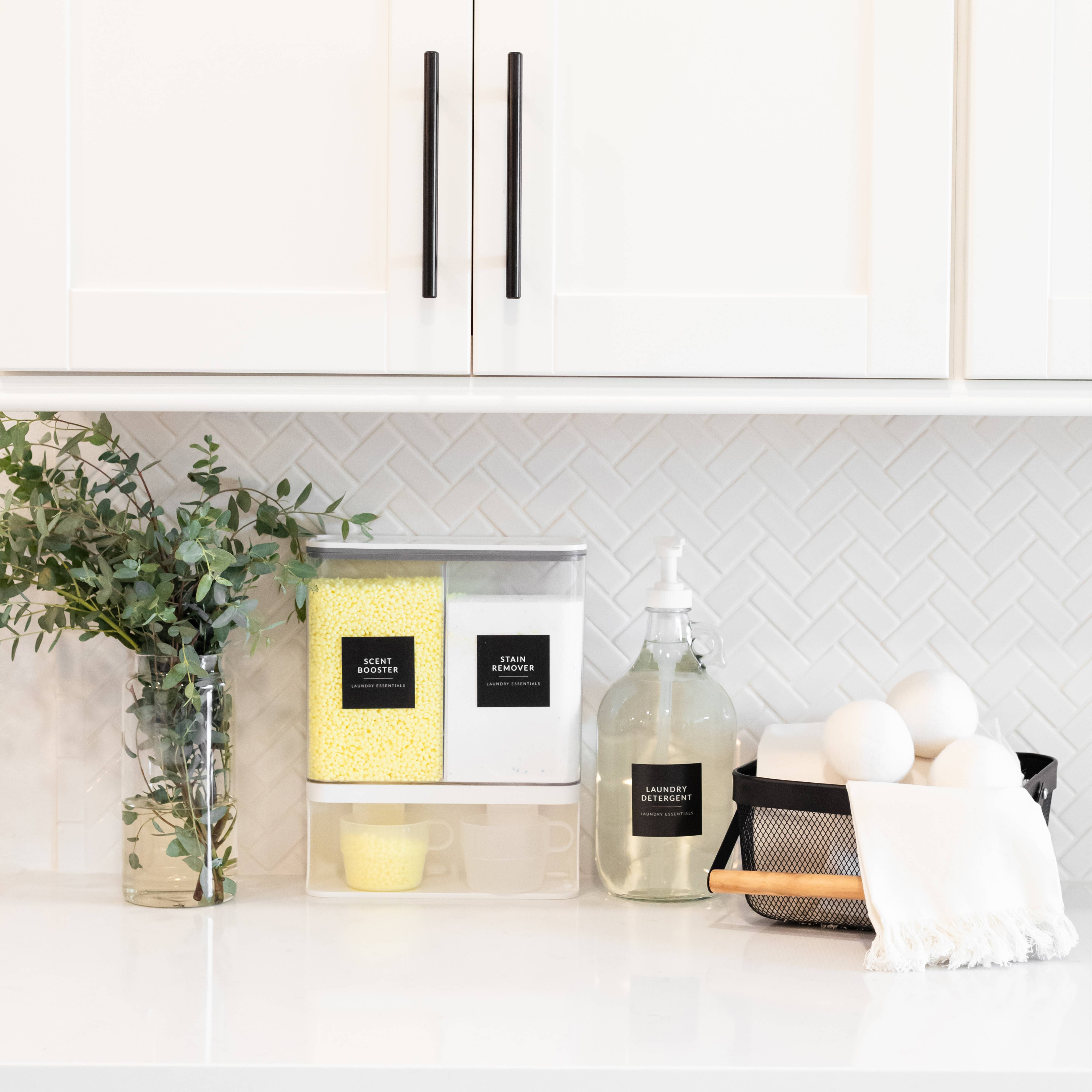 Savvy & Sorted - Wholesale Craft Supplies - Black Minimalist Home & Laundry Labels