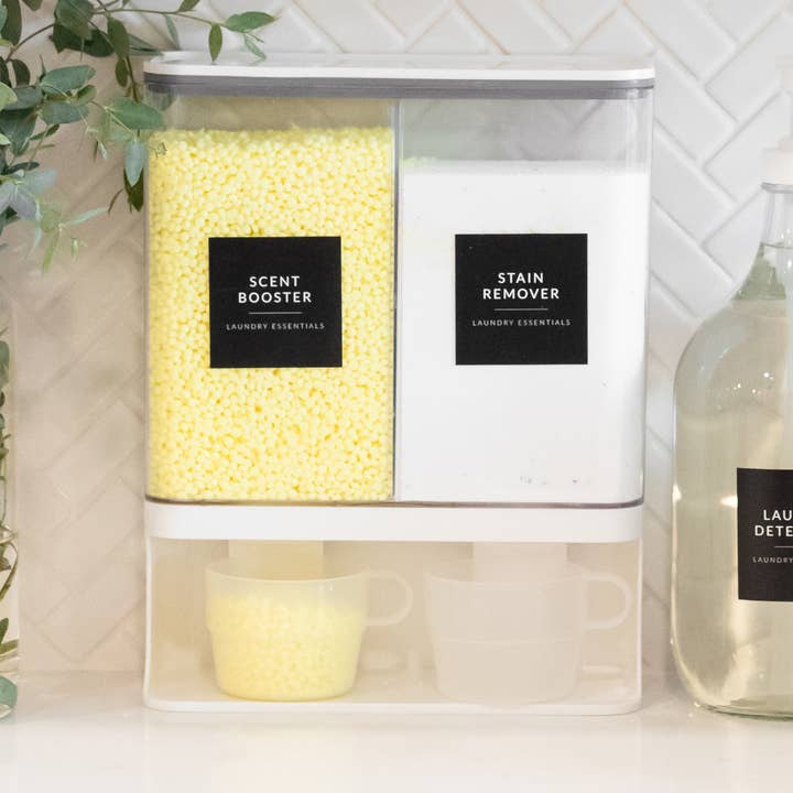 Savvy & Sorted - Wholesale Craft Supplies - Black Minimalist Home & Laundry Labels0