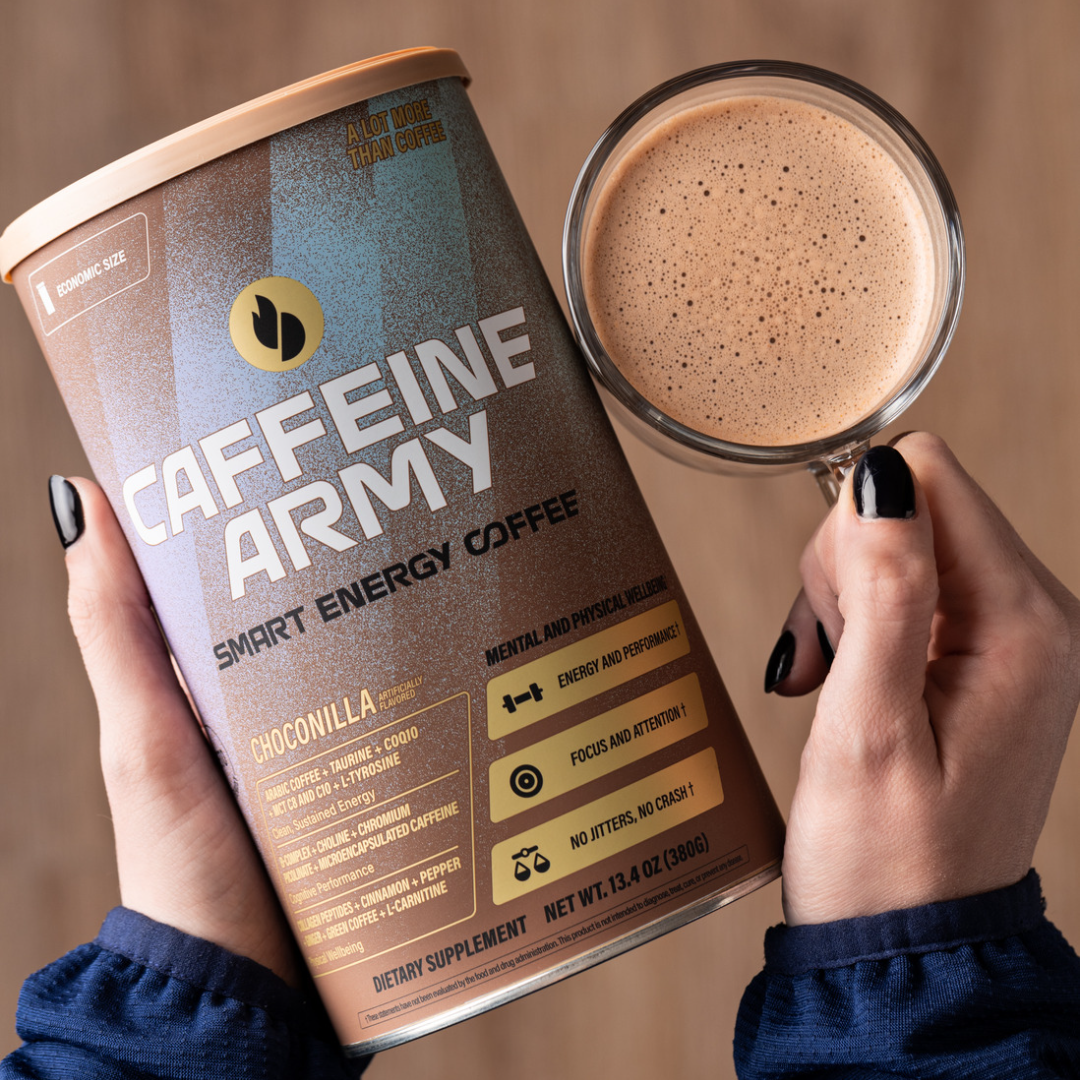 Caffeine Army LLC - Vente Cafés/expressos instantanés - Café Smart Energy, format économique (38 portions)18