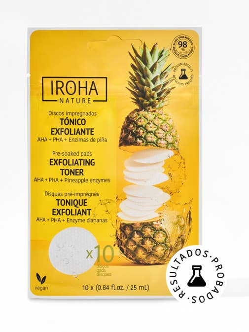 Iroha Nature 10 Exfoliating And Brightening Toner Pads for wholesale by Iroha Nature