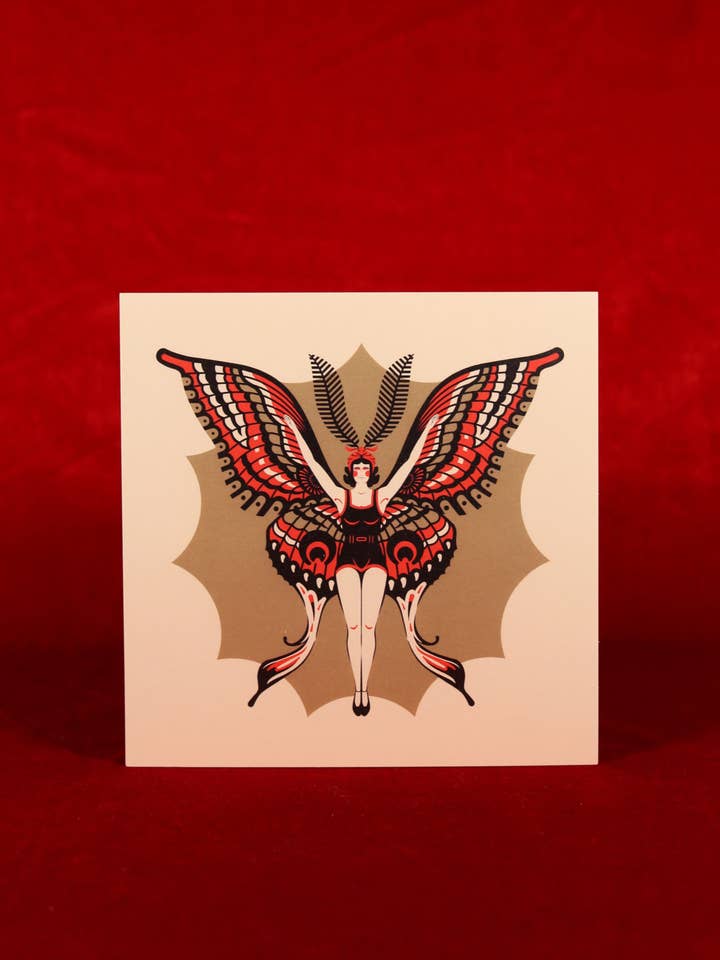 Mottenmeisje Mini Print voor wholesale door Hellcats USA