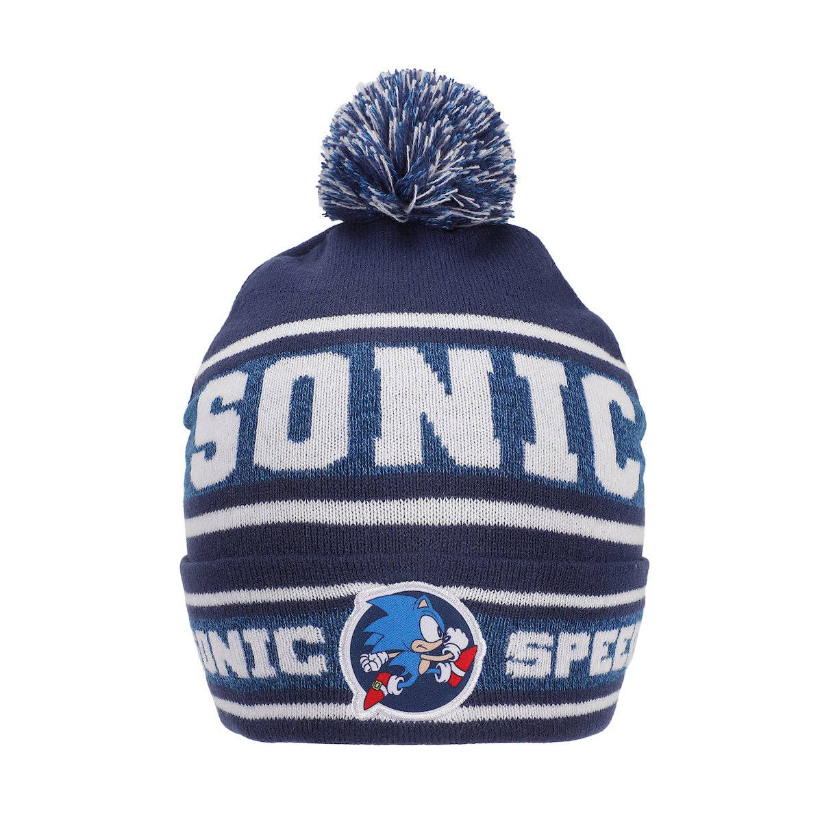 Bioworld Merchandising - Wholesale Beanie - Kids - Sonic The Hedgehog Sonic Speed Youth 2-Piece Knit Beanie & Gloves Set2